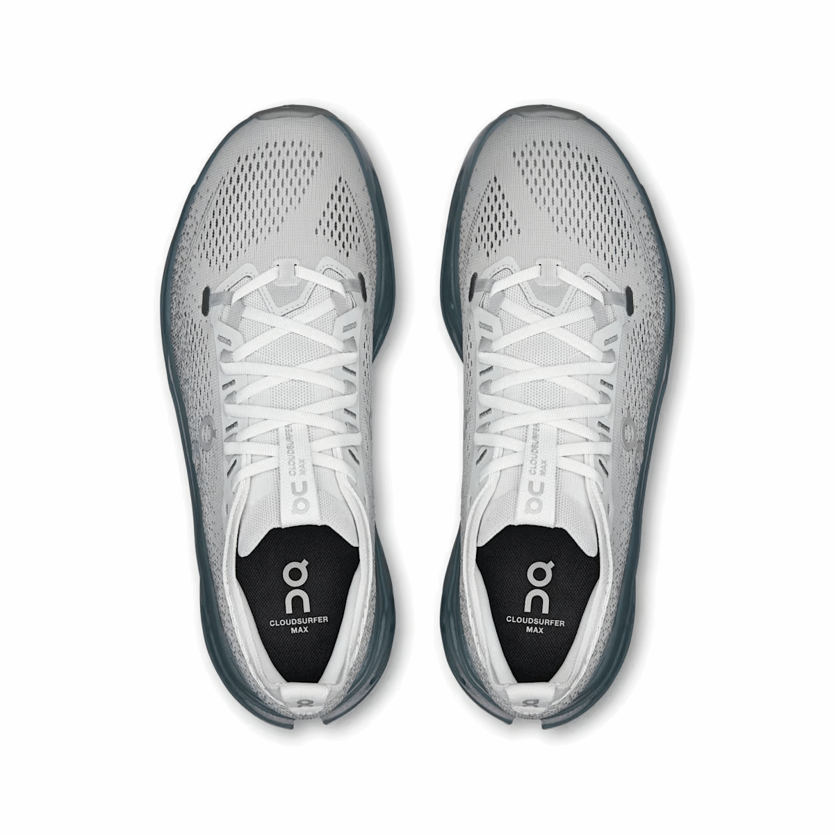 Explore On Men Cloudsurfer Max - Iceberg / Olive for trail, outdoor & lifestyle use | Liv Activ Singapore