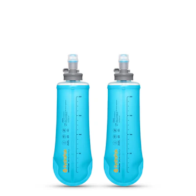 Explore HydraPak SoftFlask™ 250ml 2-Pack - Malibu Blue for trail, outdoor & lifestyle use | Liv Activ Singapore