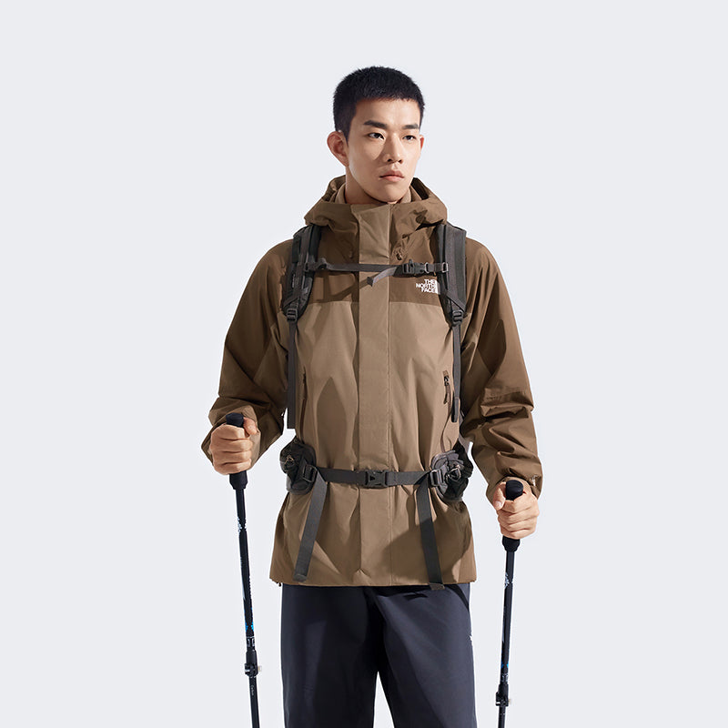 The North Face Men Blizzard Fleece GTX Triclimate Jacket - AP Mocha Brown / Smokey Brown