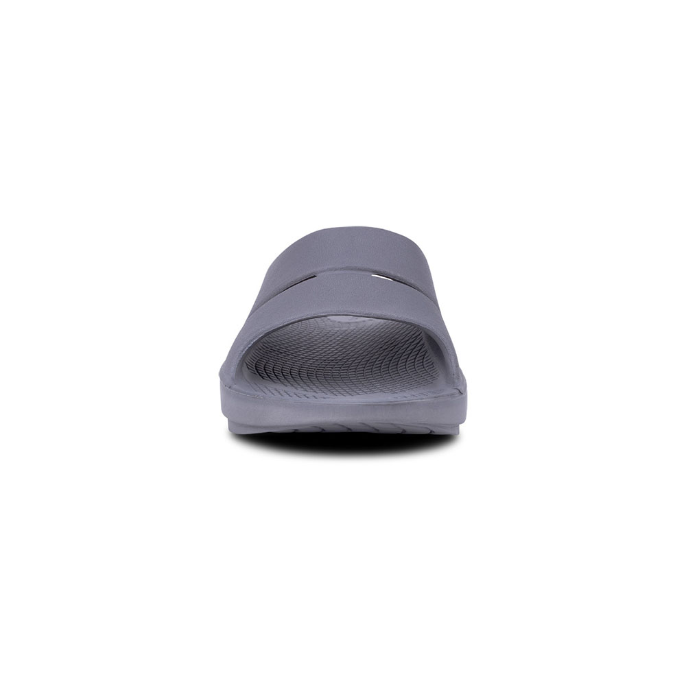 Explore OOFOS Unisex OOahh - Slate for trail, outdoor & lifestyle use | Liv Activ Singapore