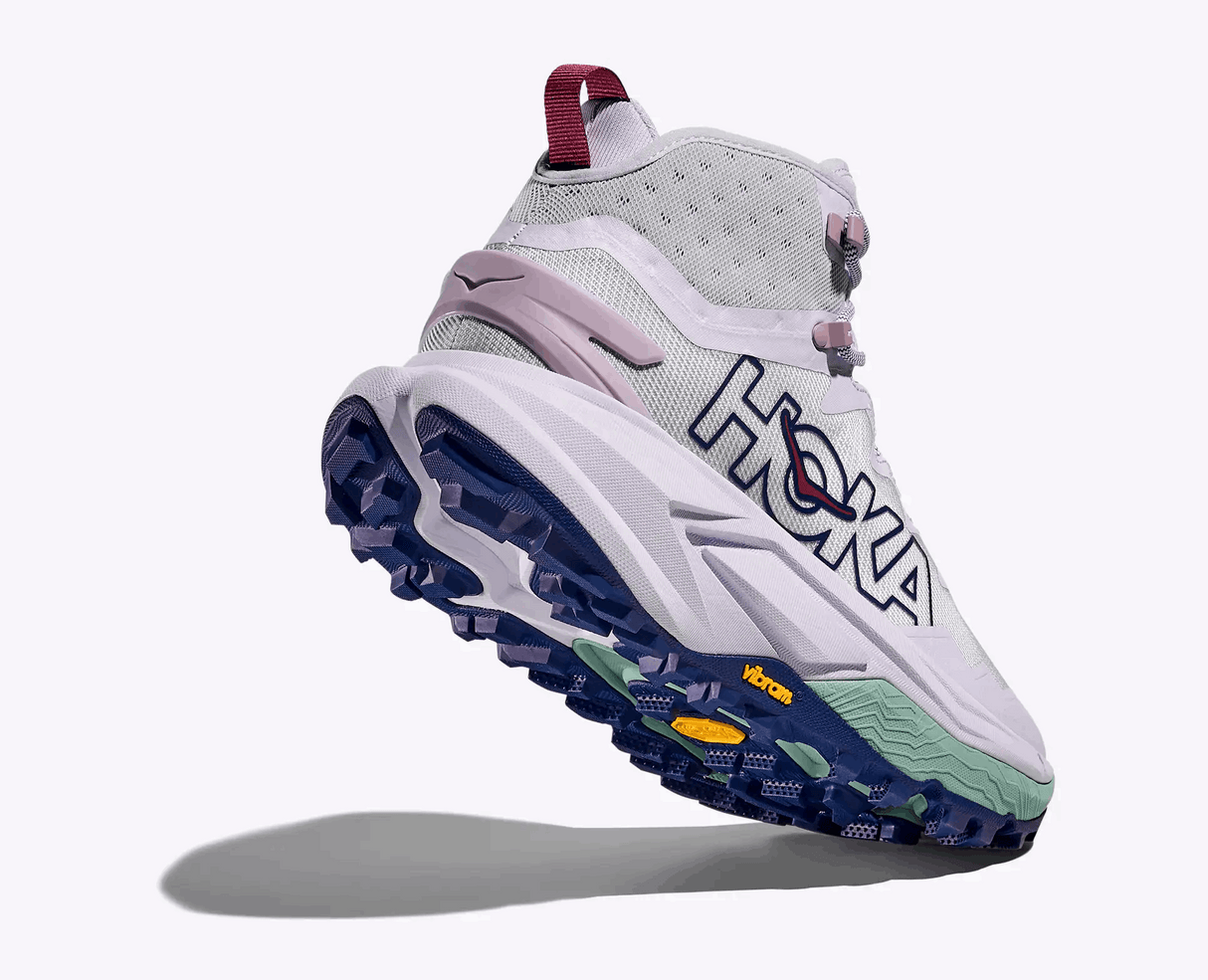 Explore HOKA Women Mafate Hike - Ambient Blue / Blueberry for trail, outdoor & lifestyle use | Liv Activ Singapore