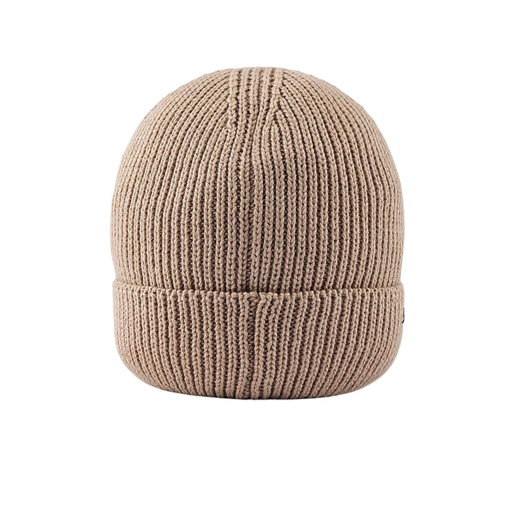 The North Face Unisex Logo Box Cuffed Beanie - Mushroom Grey