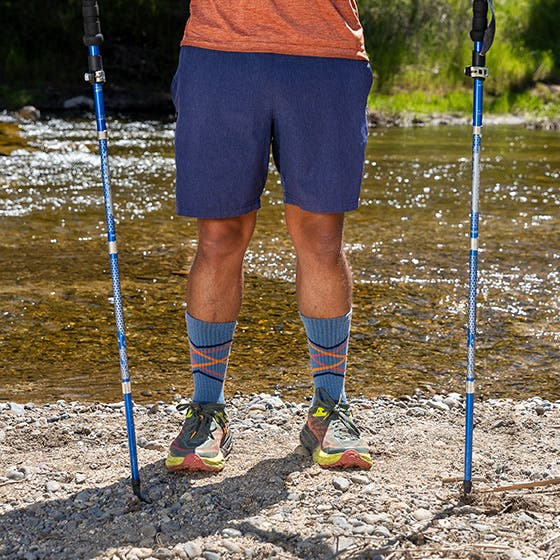 Injinji Trail Midweight Crew Coolmax - Lake