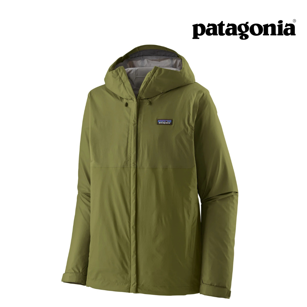 Explore Patagonia Men Torrentshell 3L Rain Jacket - Caper Green for trail, outdoor & lifestyle use | Liv Activ Singapore