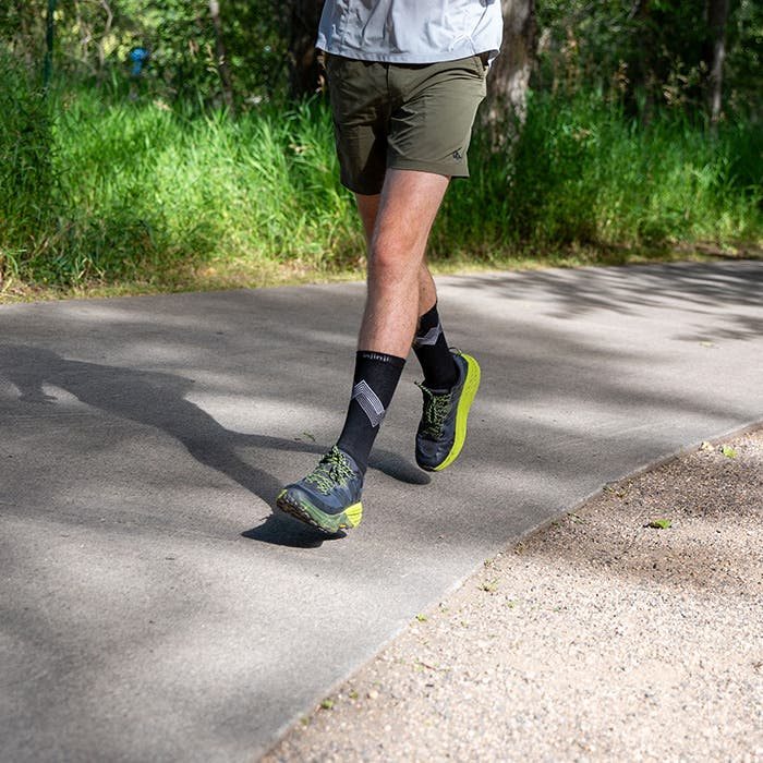 Injinji Run Lightweight Crew Coolmax - Black