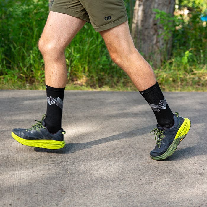 Injinji Run Lightweight Crew Coolmax - Black