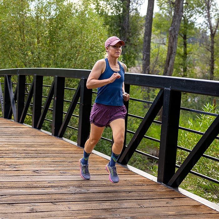 Injinji Run Lightweight Crew Coolmax - Glow