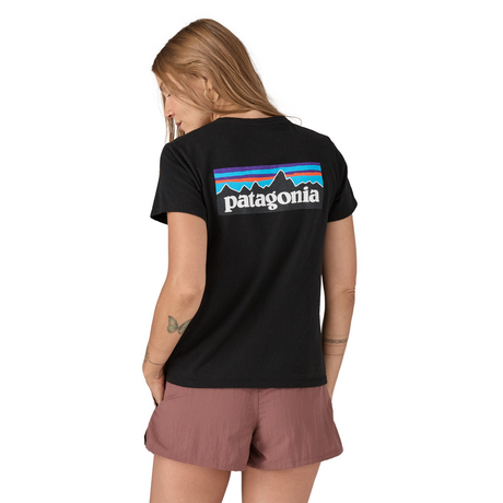 Patagonia Women P-6 Logo Responsibili-Tee - Black