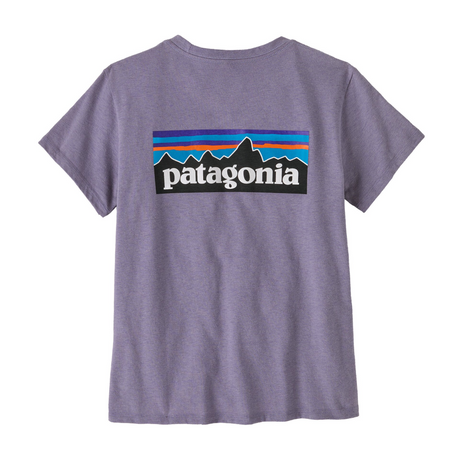 Patagonia Women P-6 Logo Responsibili-Tee - Concrete Purple