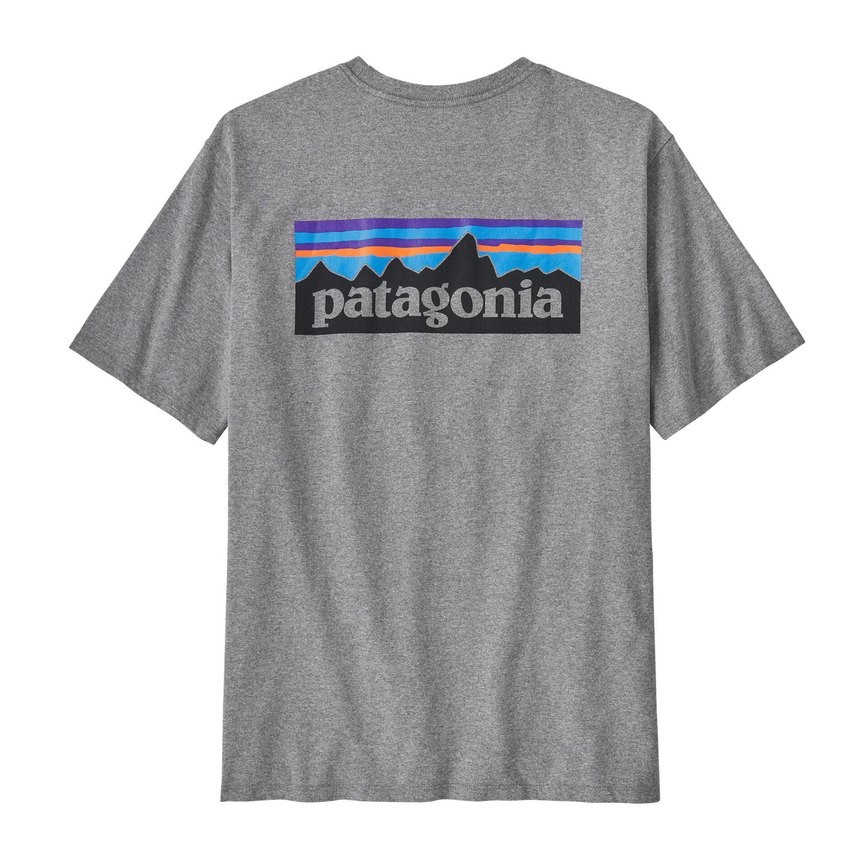 Patagonia Men P-6 Logo Responsibili-Tee - Gravel Heather