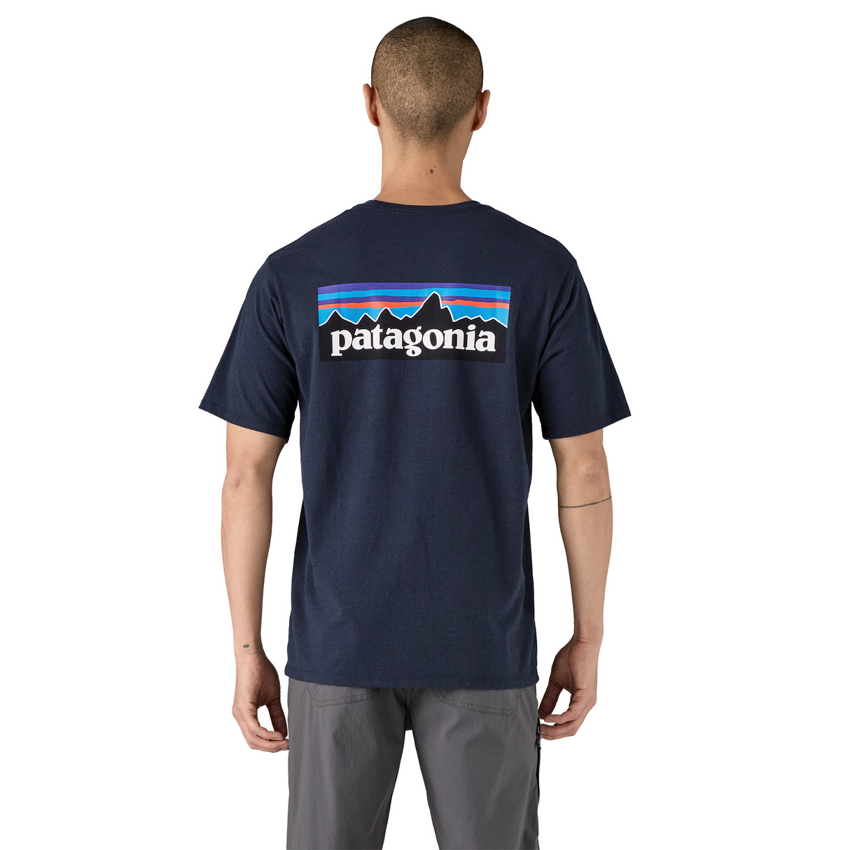 Patagonia Men P-6 Logo Responsibili-Tee - New Navy