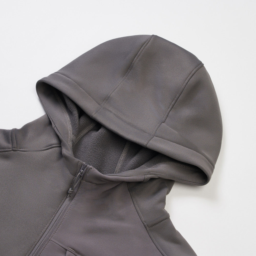 Explore The North Face Men Performance Fleece Full Zip Hoodie - AP Smoked Pearl for trail, outdoor & lifestyle use | Liv Activ Singapore