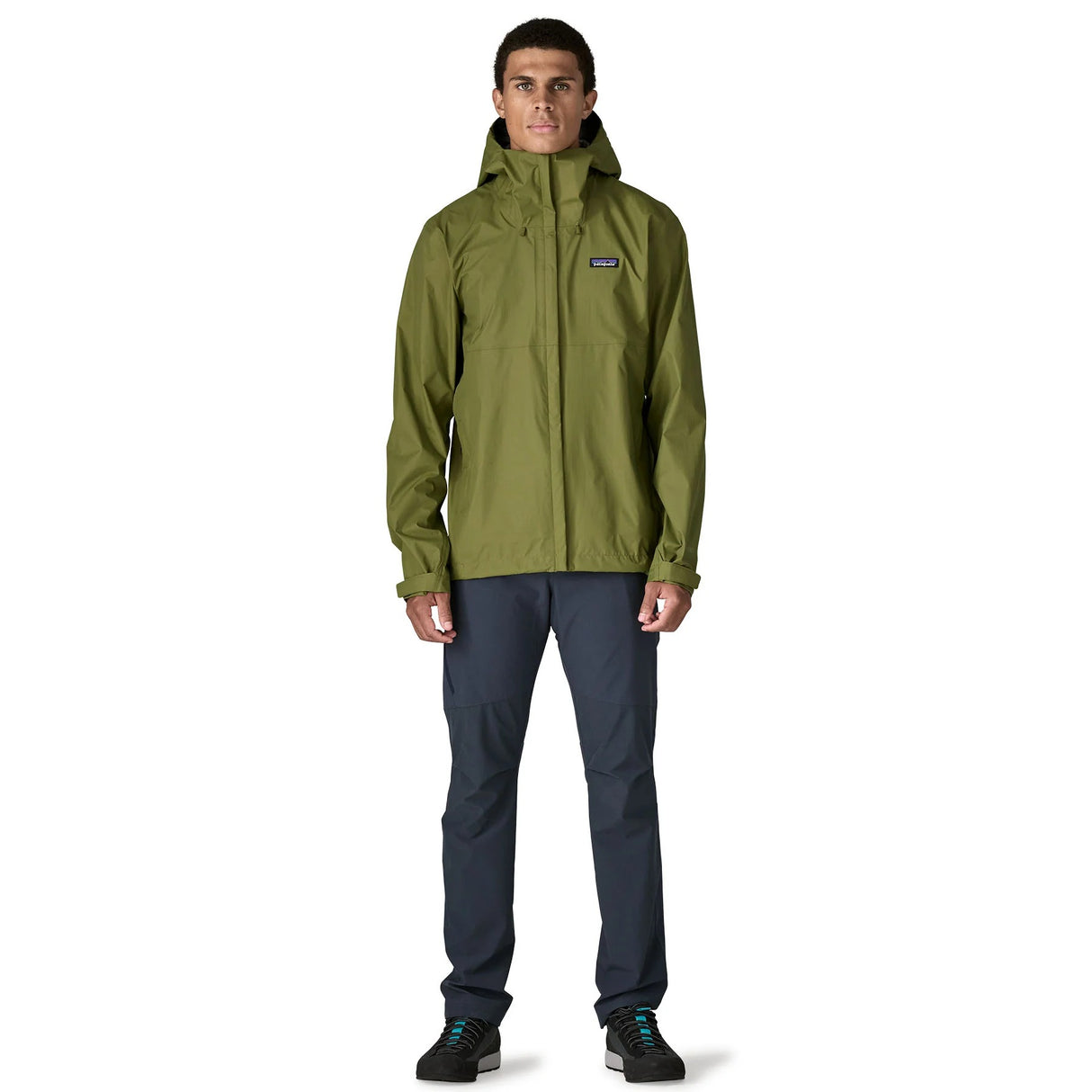 Explore Patagonia Men Torrentshell 3L Rain Jacket - Caper Green for trail, outdoor & lifestyle use | Liv Activ Singapore