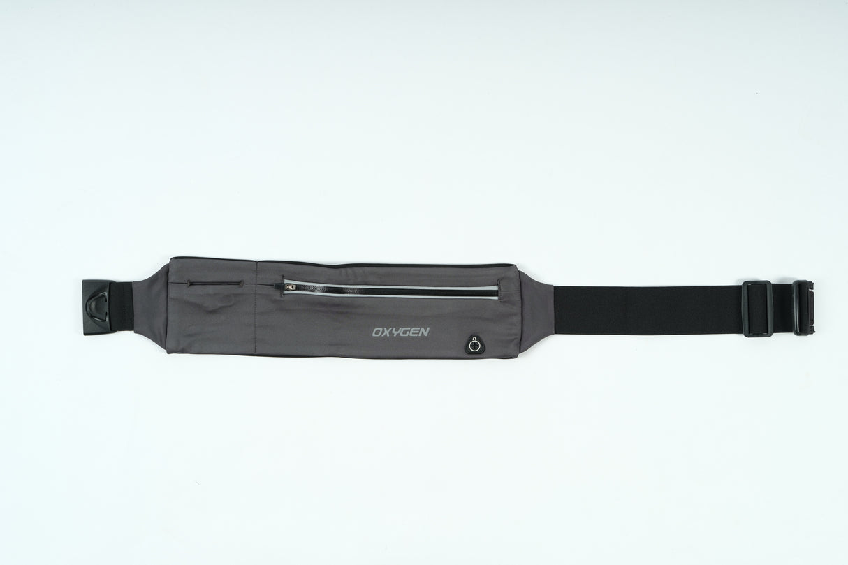 Oxygen Double Pocket Waist Belt - Grey