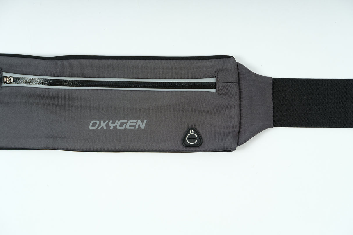 Oxygen Double Pocket Waist Belt - Grey