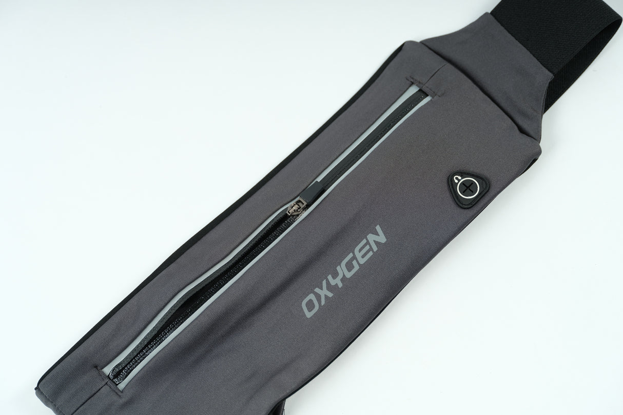 Oxygen Double Pocket Waist Belt - Grey