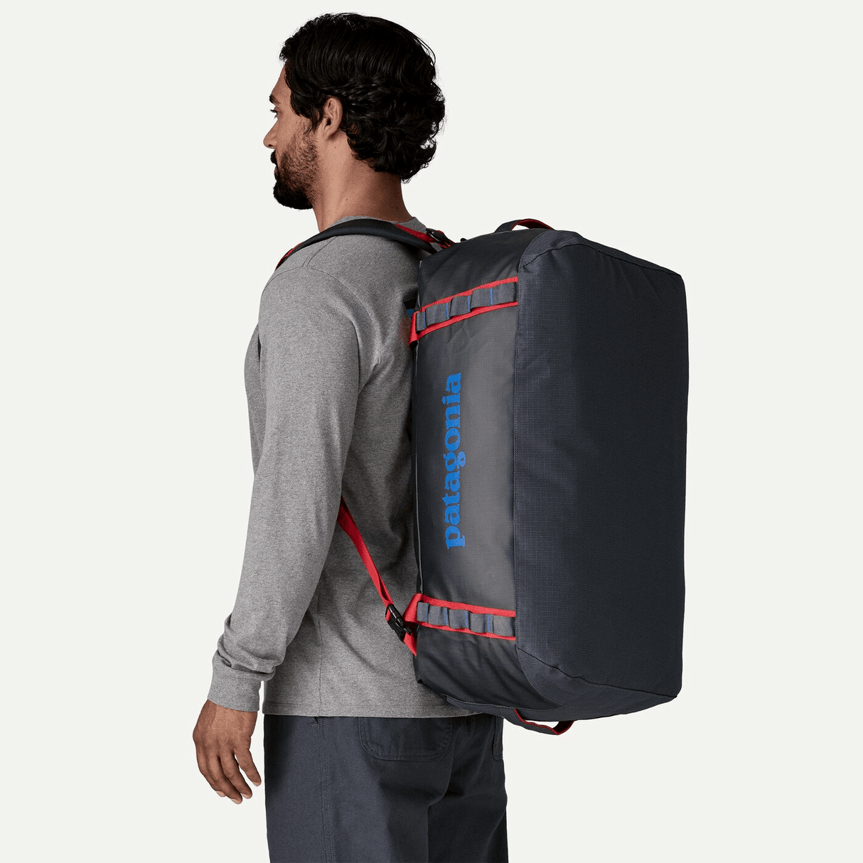 Explore Patagonia Black Hole® Duffel Bag 55L - Weathered Stone for trail, outdoor & lifestyle use | Liv Activ Singapore