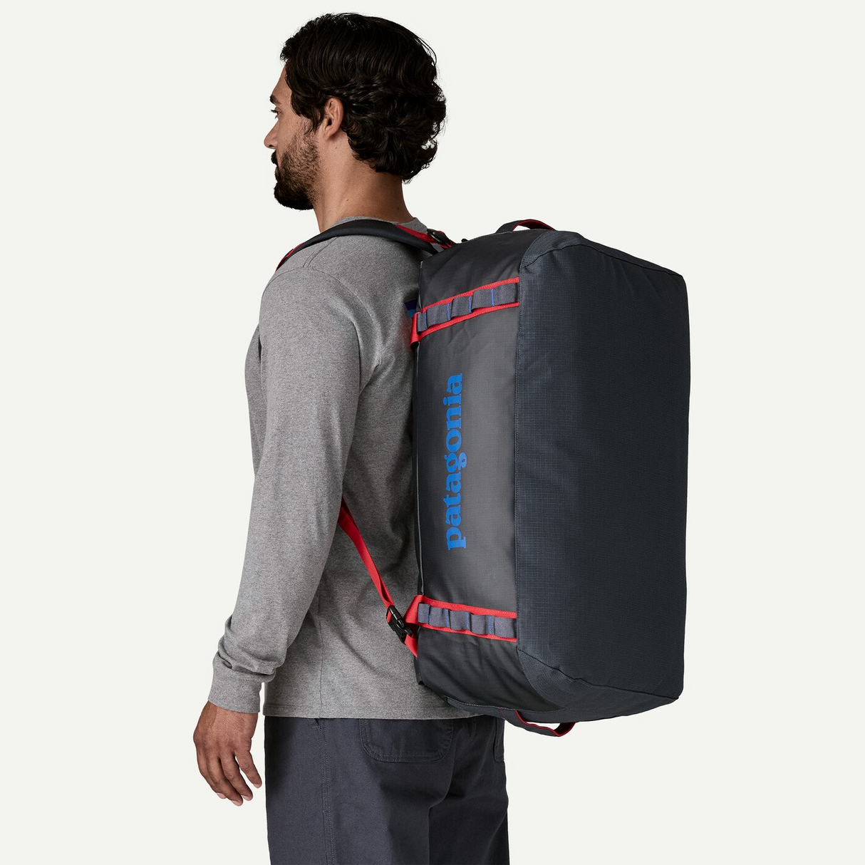 Explore Patagonia Black Hole® Duffel Bag 55L - Weathered Stone for trail, outdoor & lifestyle use | Liv Activ Singapore