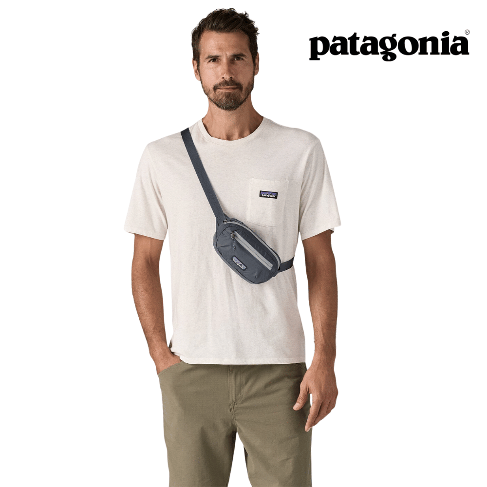 Explore Patagonia Terravia Mini Hip Pack 1L - Smolder Blue for trail, outdoor & lifestyle use | Liv Activ Singapore