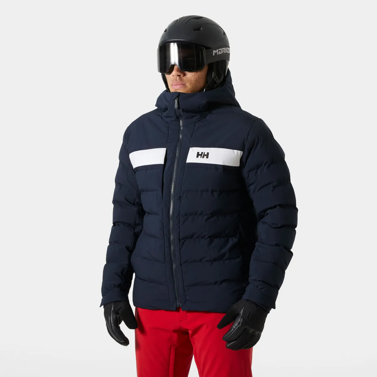 Explore Helly Hansen Men Bossanova Puffy Jacket - Navy for trail, outdoor & lifestyle use | Liv Activ Singapore