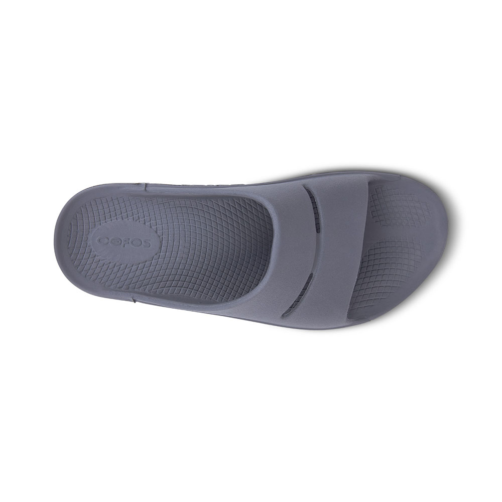Explore OOFOS Unisex OOahh - Slate for trail, outdoor & lifestyle use | Liv Activ Singapore