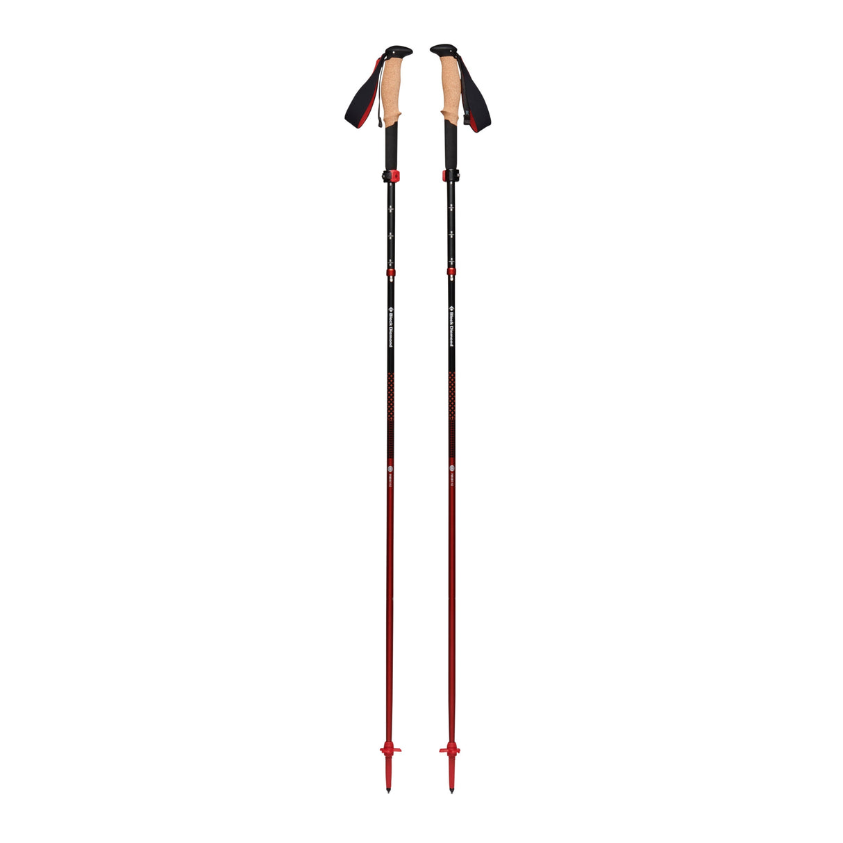 Explore Black Diamond Pursuit FLZ Trekking Poles - Black / Octane for trail, outdoor & lifestyle use | Liv Activ Singapore