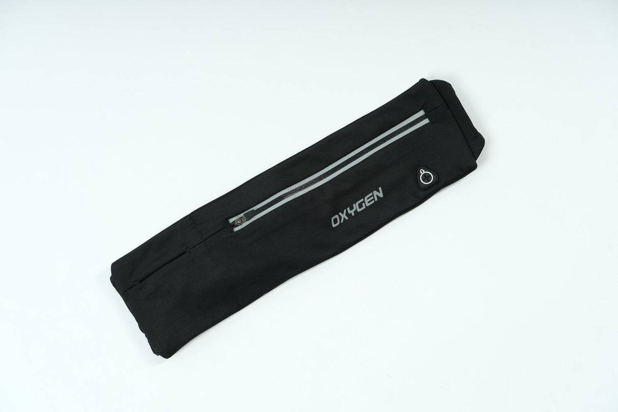 Oxygen Double Pocket Waist Belt - Black