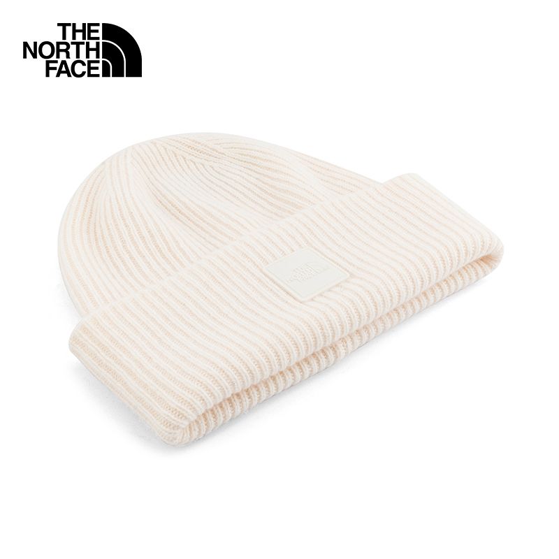 Explore The North Face Urban Patch Beanie - White Dune for trail, outdoor & lifestyle use | Liv Activ Singapore
