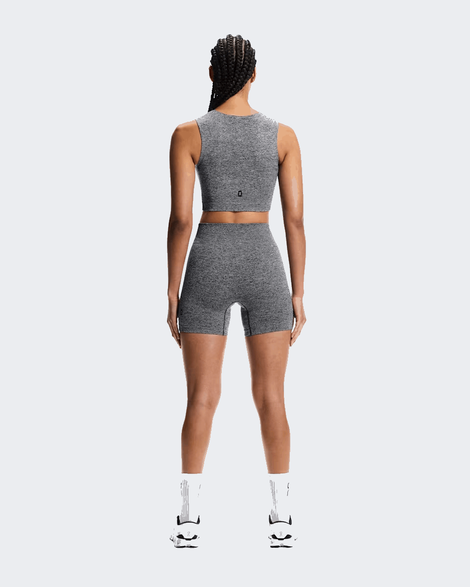 Explore On Women Studio Knit Crop - Graphite / Heather for trail, outdoor & lifestyle use | Liv Activ Singapore
