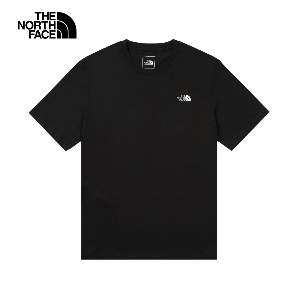 The North Face Men SS Immersed Outdoors Grid Tee Graphic - AP TNF Black