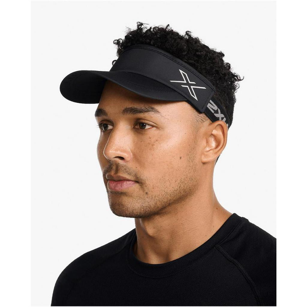 2XU Unisex Performance Visor - Black / Black