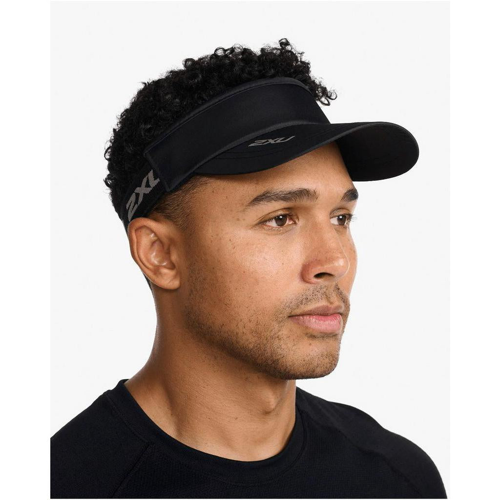 2XU Unisex Performance Visor - Black / Black