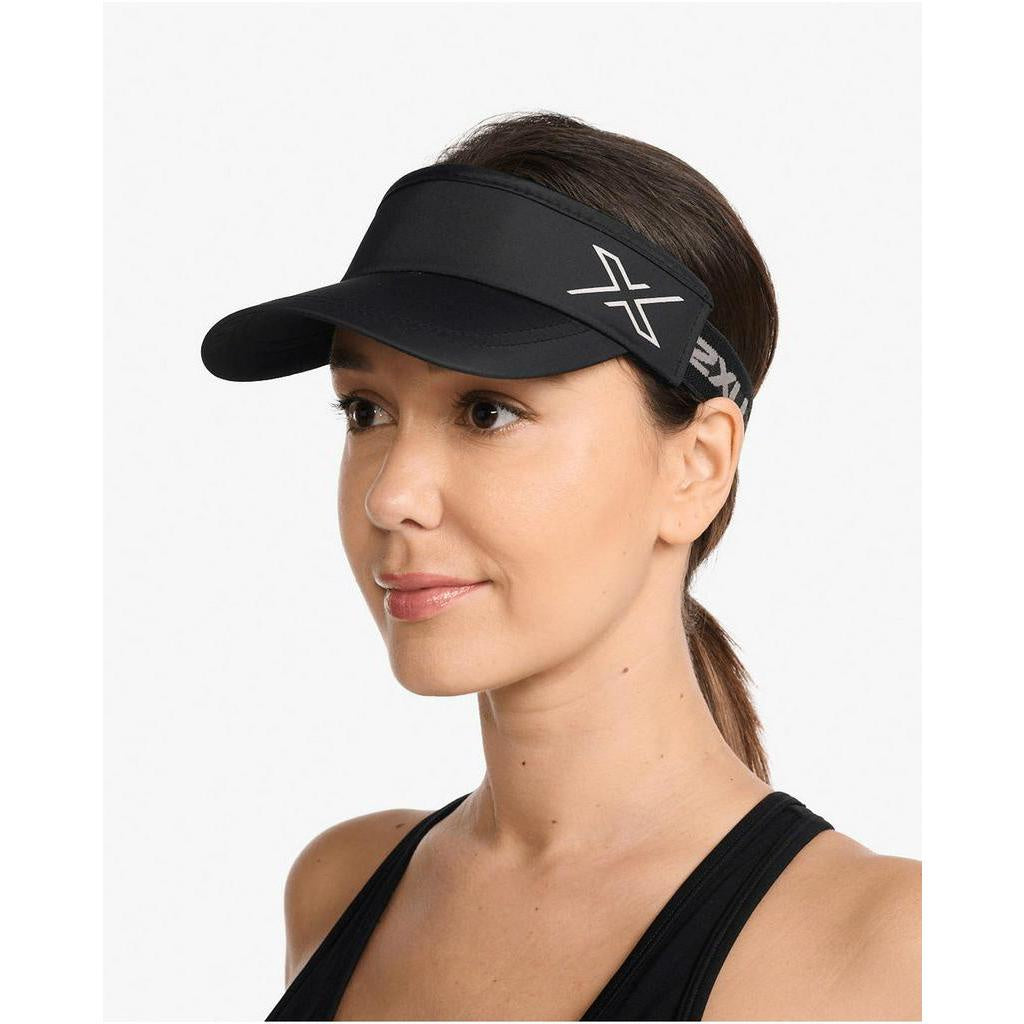 2XU Unisex Performance Visor - Black / Black