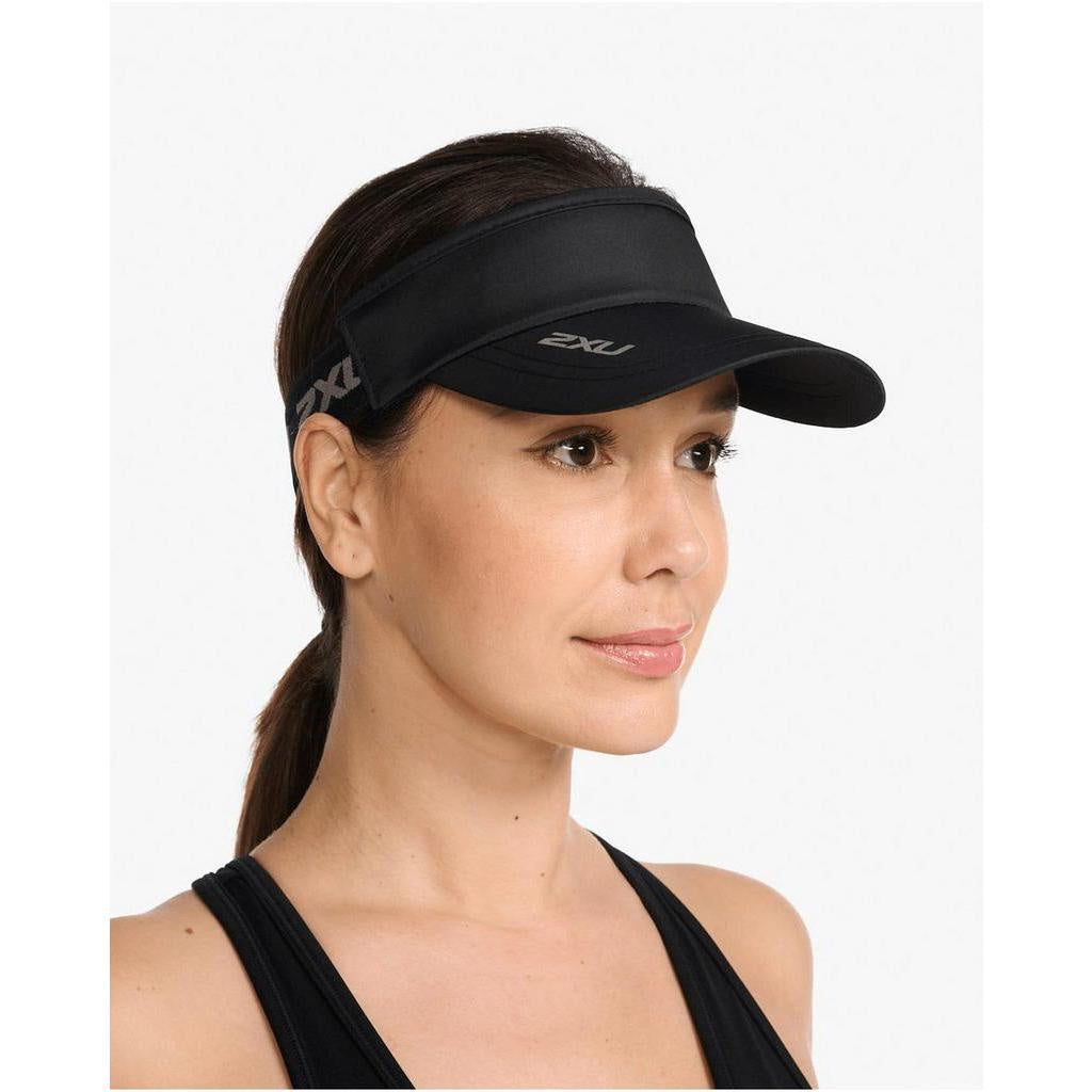 2XU Unisex Performance Visor - Black / Black