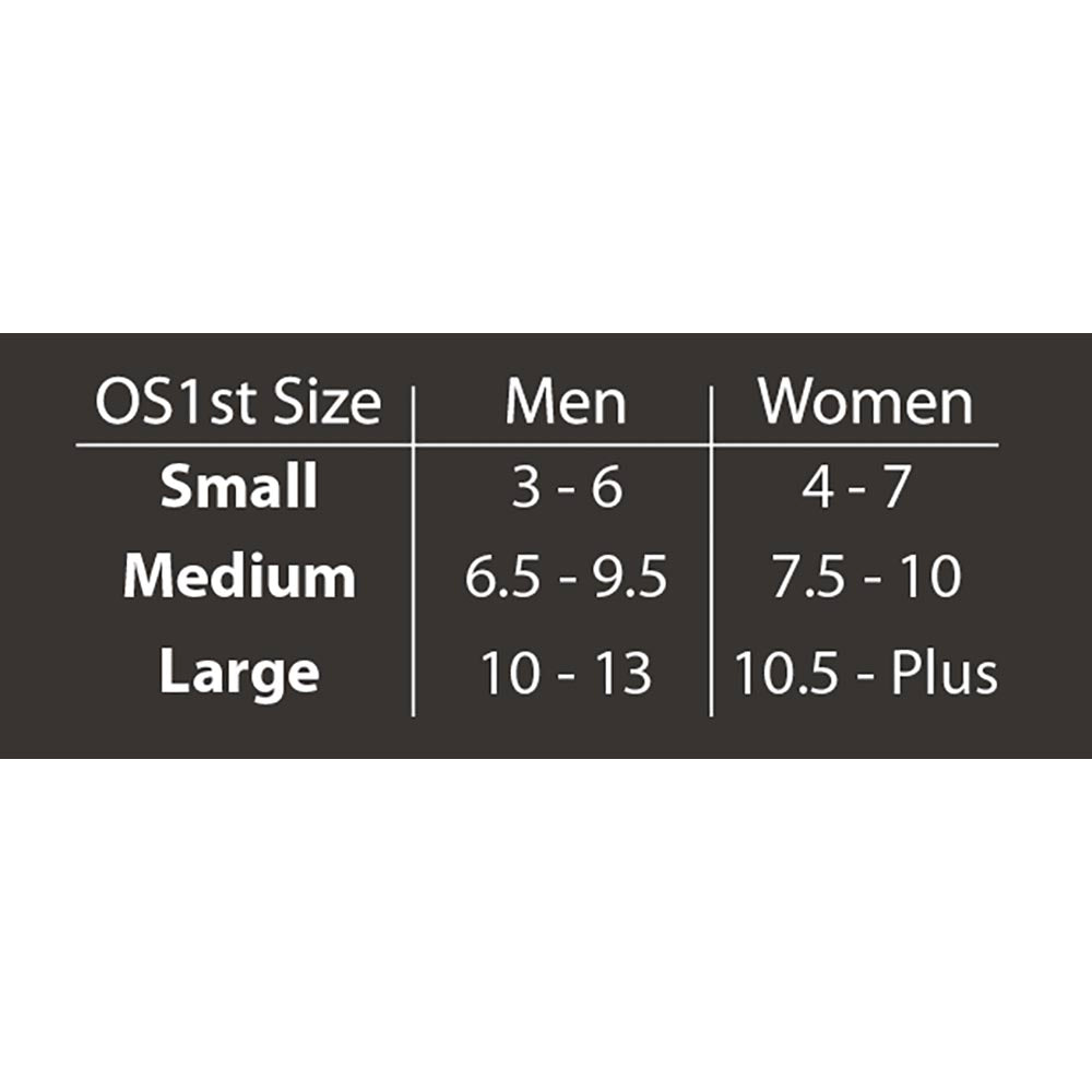 OS1st BR4 Bunion Relief Socks - White