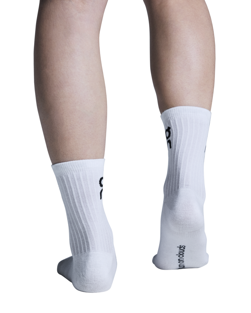 Explore On Unisex Logo Sock High 3-Pack - White for trail, outdoor & lifestyle use | Liv Activ Singapore