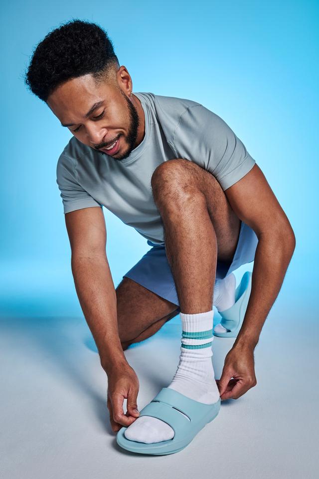 Shop OOFOS: OOFOS Cushioned Slides - Perfect for Recovering After Trail Runs and Hikes in Singapore | Liv Activ