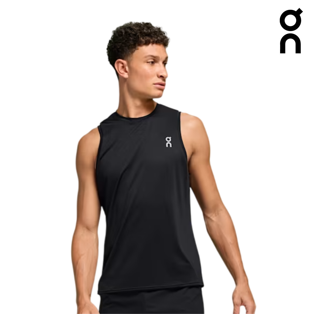 Explore On Men Core Tank - Black for trail, outdoor & lifestyle use | Liv Activ Singapore