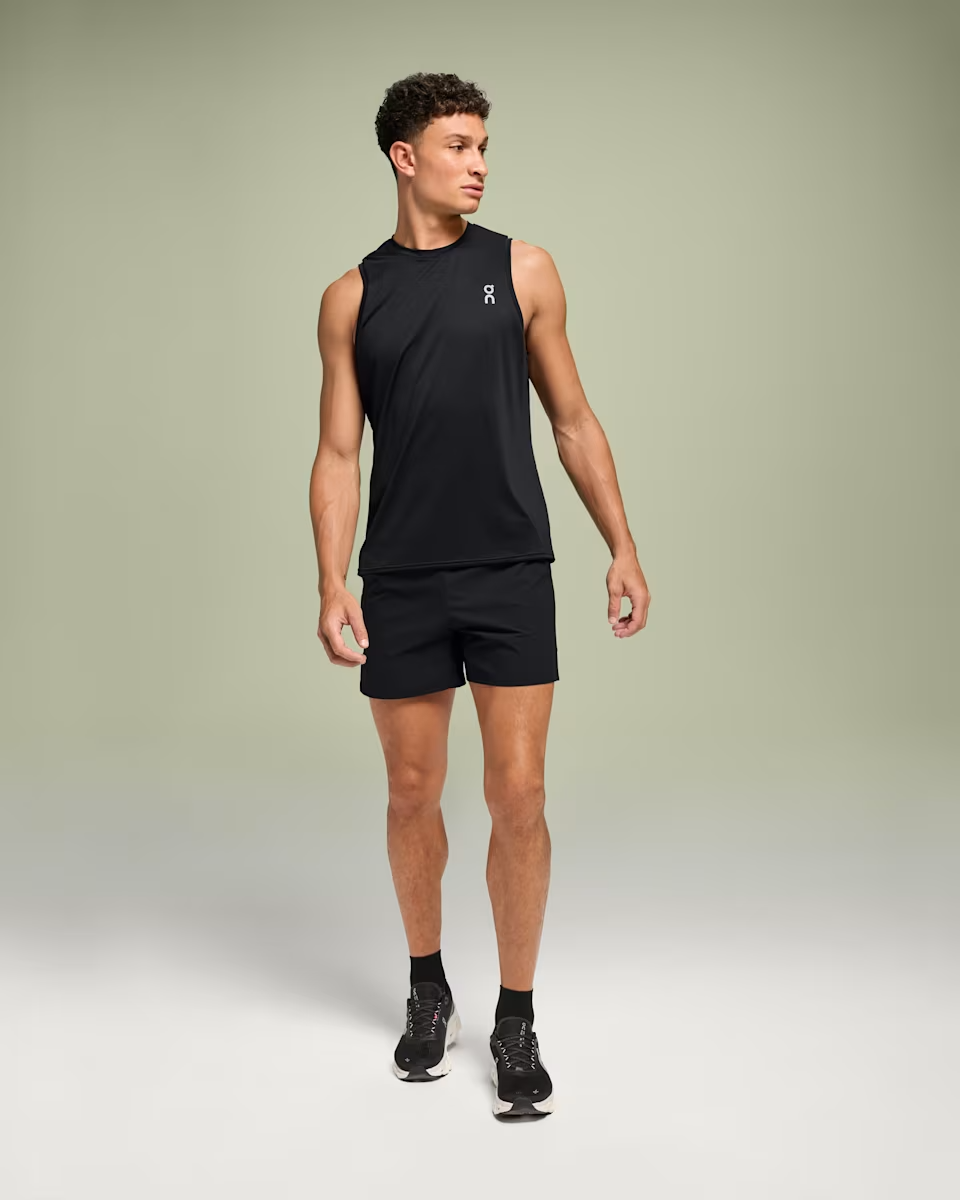 Explore On Men Core Tank - Black for trail, outdoor & lifestyle use | Liv Activ Singapore
