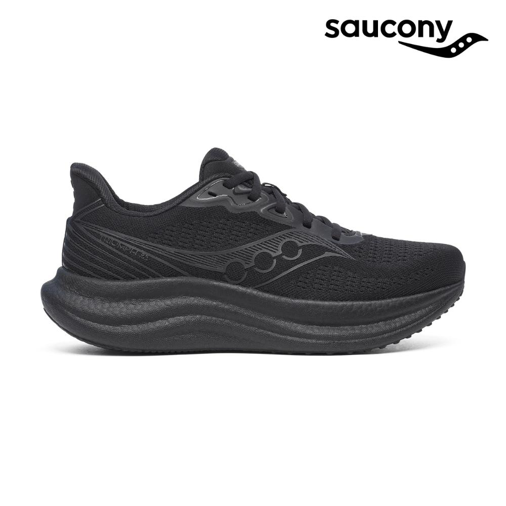 Saucony Men Triumph 23 Wide - Triple Black