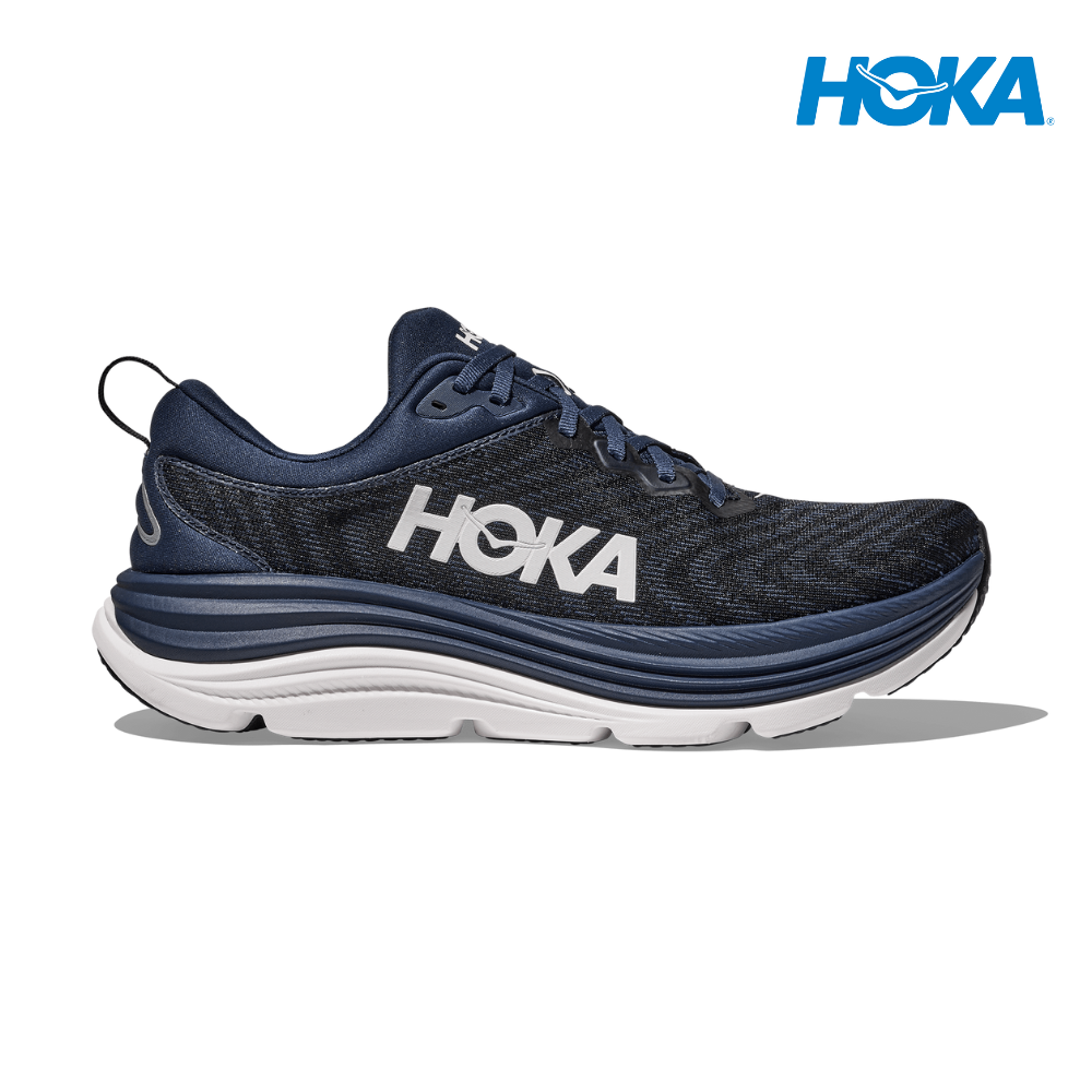 HOKA Men Gaviota 5 Wide - Varsity Navy / White