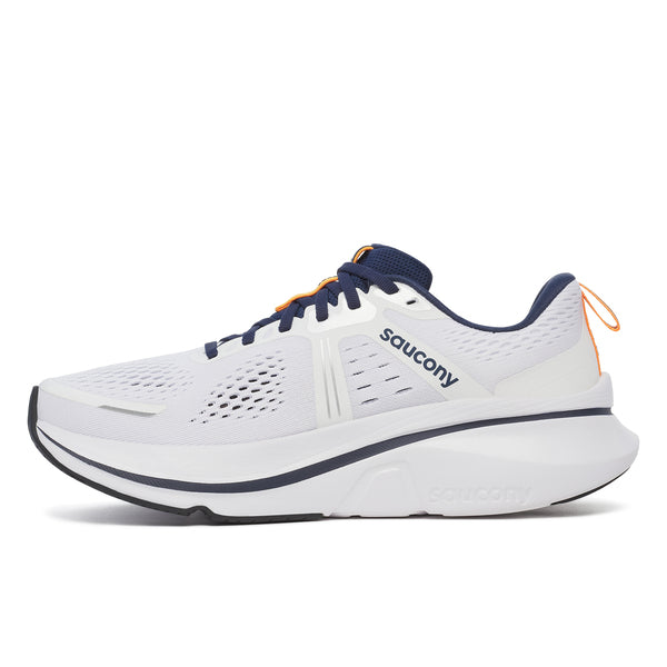 Saucony Men Guide 18 Wide - White / Navy