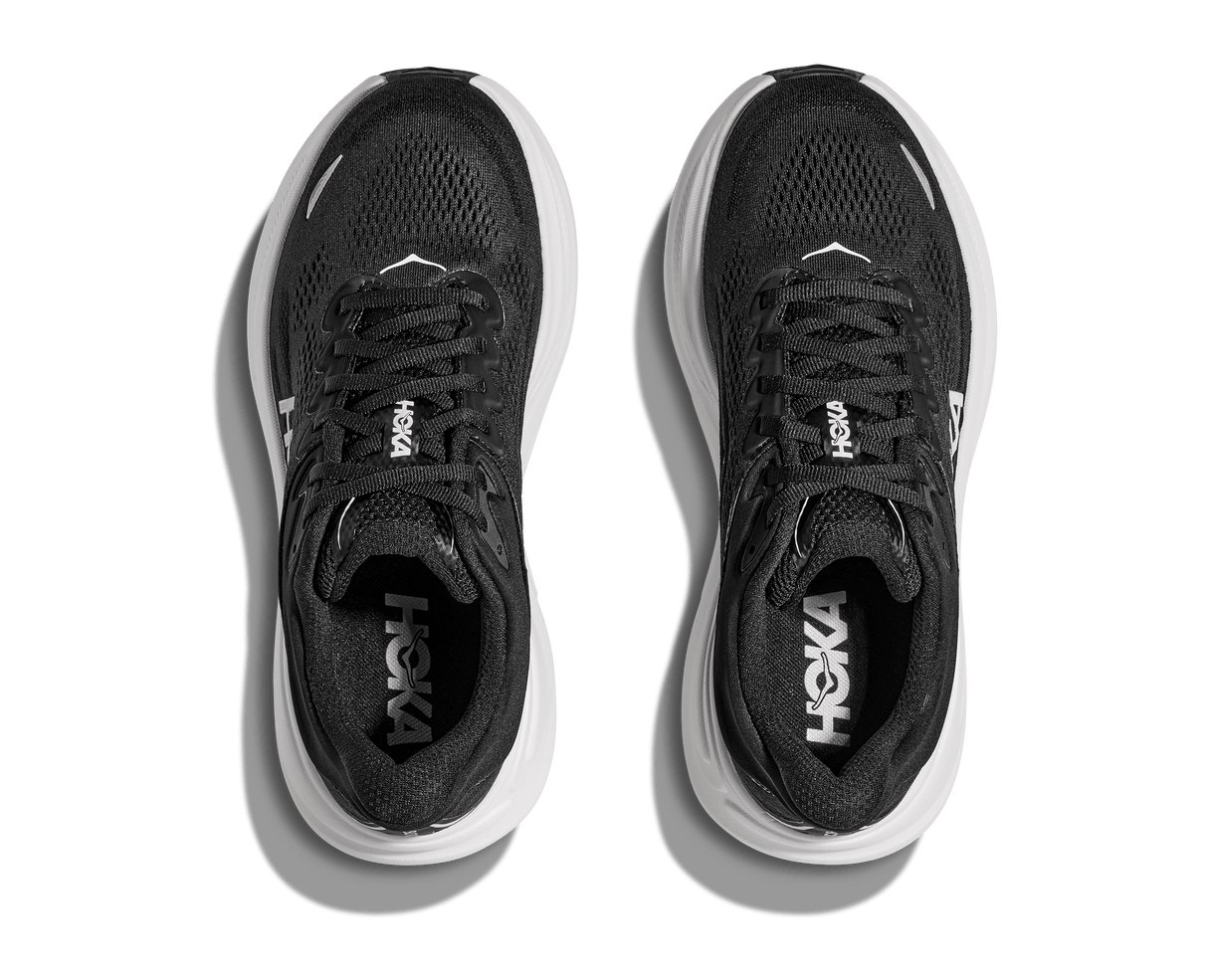 HOKA Men Bondi 9 Wide - Black / White