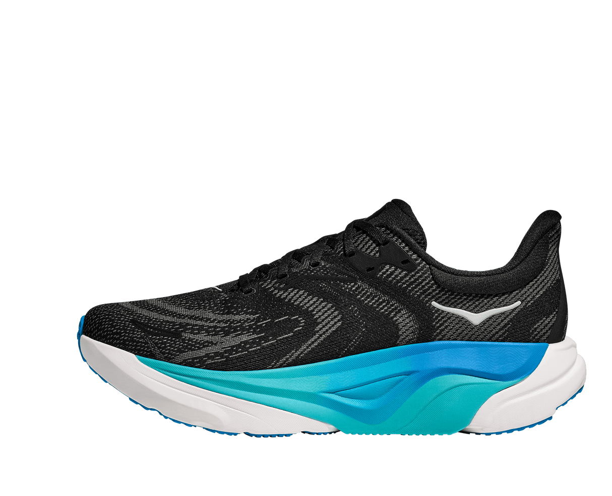 HOKA Men Arahi 8 Wide - Black / Skyward Blue