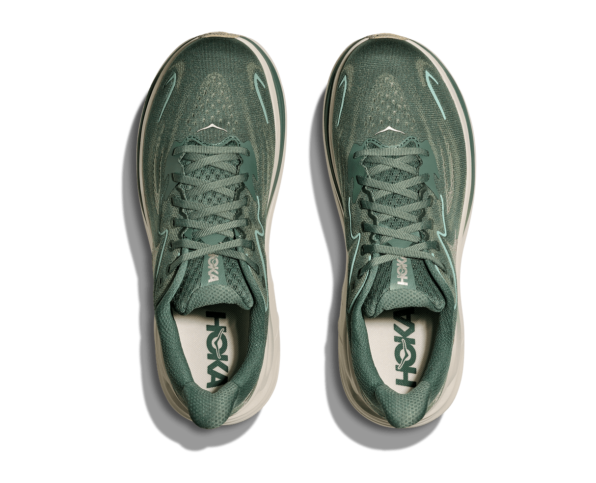 HOKA Men Clifton 10 Wide - Fern / Truffle Salt