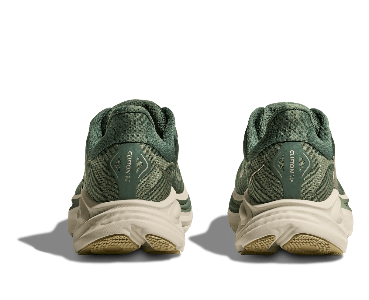 HOKA Men Clifton 10 Wide - Fern / Truffle Salt