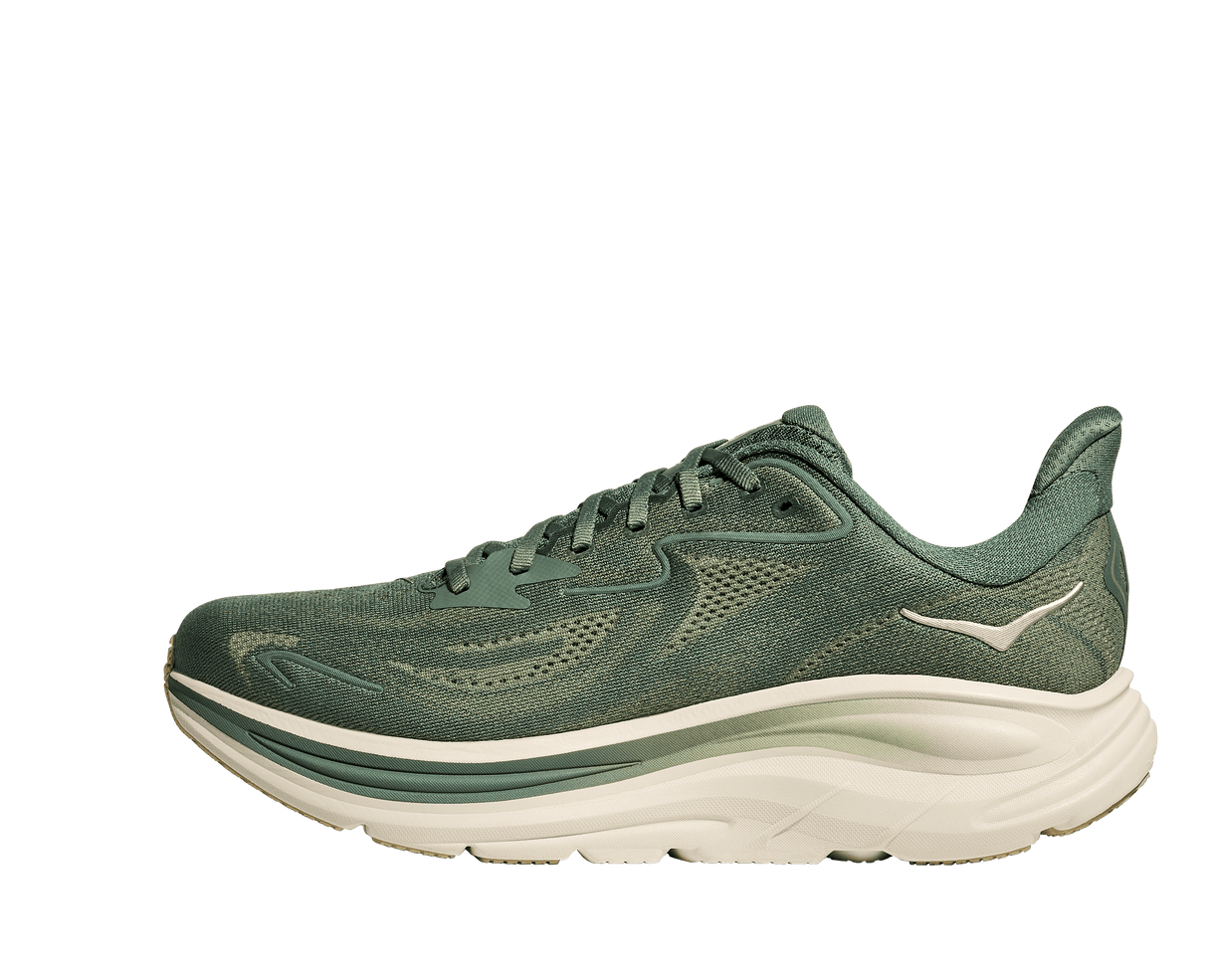 HOKA Men Clifton 10 Wide - Fern / Truffle Salt