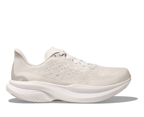 HOKA Men Mach 6 Wide - White / White