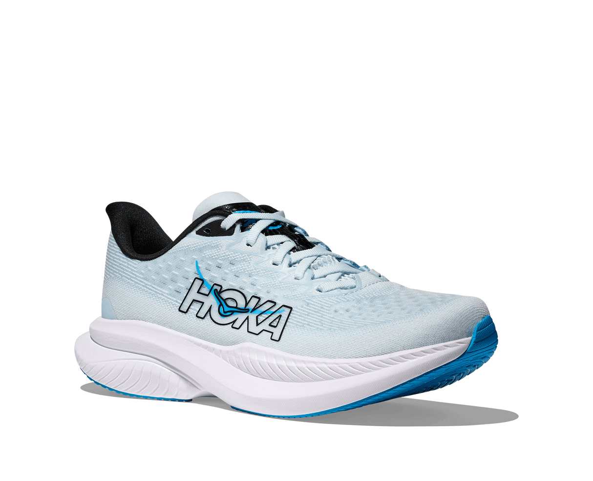 Explore HOKA Women Mach 6 Wide - Tundra Blue / Raindrop for trail, outdoor & lifestyle use | Liv Activ Singapore