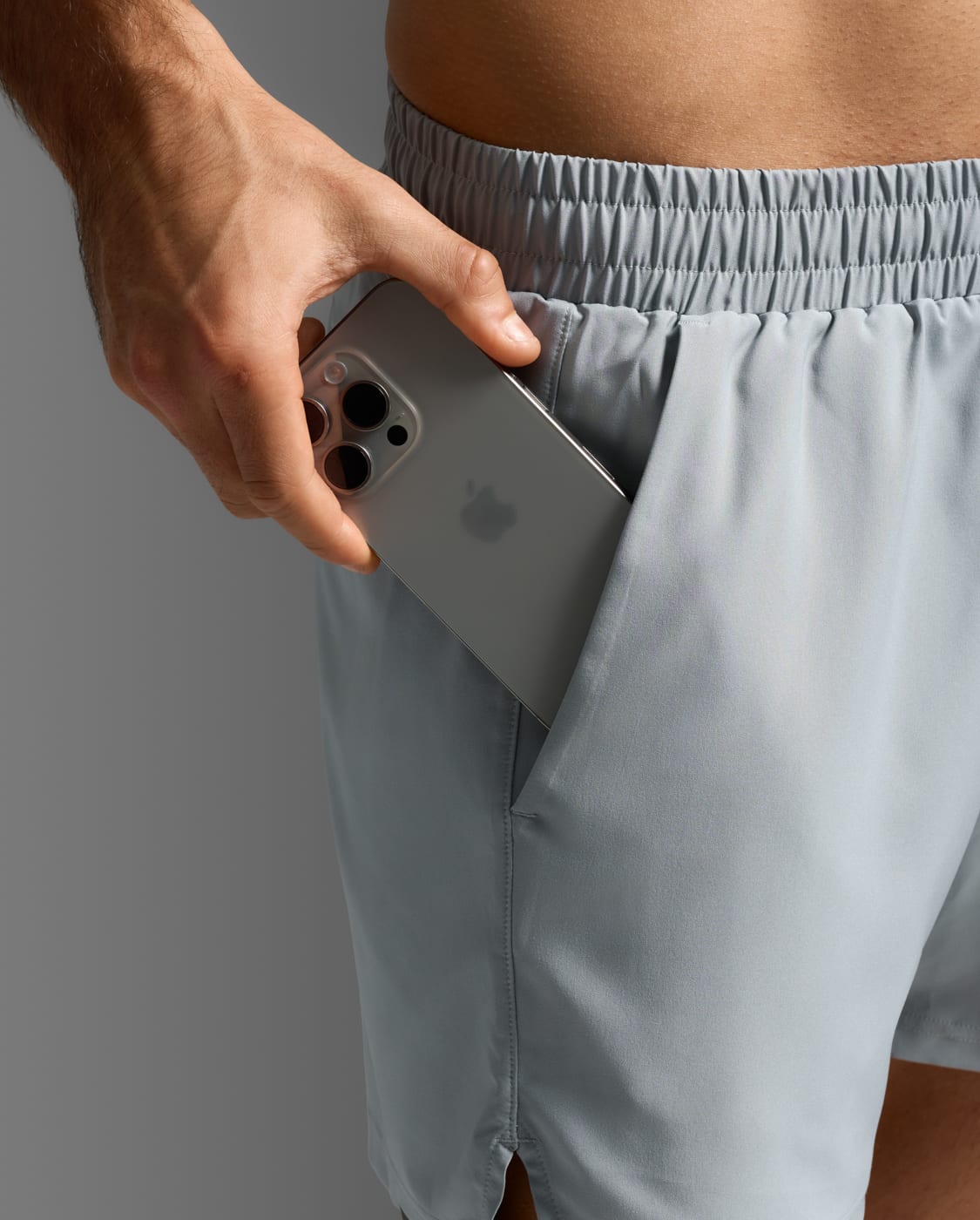 2XU Men Aero 5 Inch Shorts - Weathervane Marble / Black Reflective